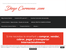 Tablet Screenshot of diegocarmona.com